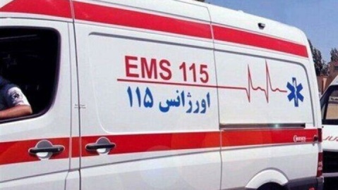 ۸ مصدوم در واژگونی ون در جاده کرج