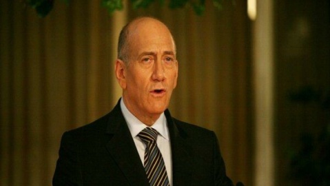 هشدار اولمرت به جنگ داخلی در اسرائیل