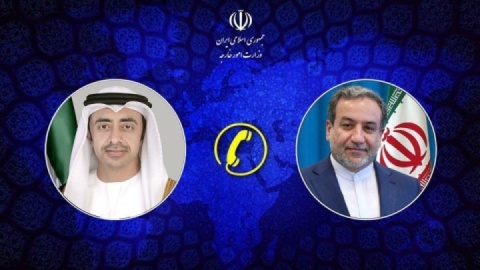 گفت‌وگوی تلفنی وزرای خارجه جمهوری اسلامی ایران و امارات
