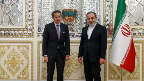 دیدار مدیرکل آژانس بین المللی انرژی اتمی با عراقچی