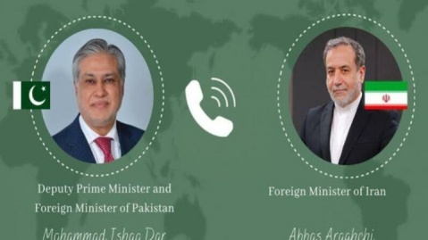 گفت وگوی تلفنی وزیر خارجه پاکستان با عراقچی
