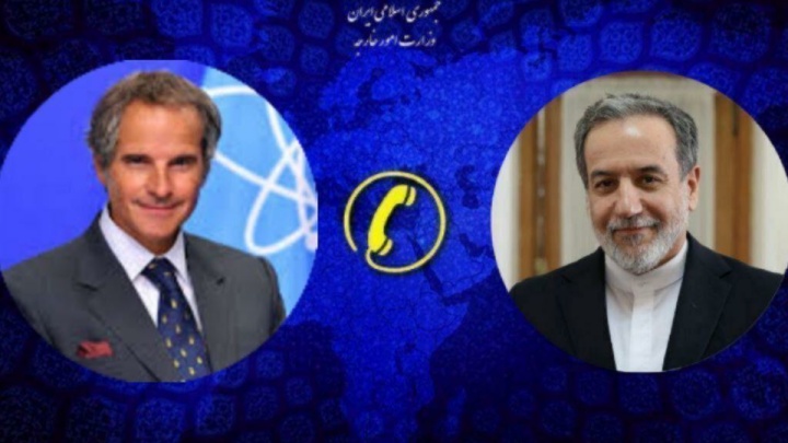 گفت وگوی تلفنی وزیر خارجه با رافائل گروسی