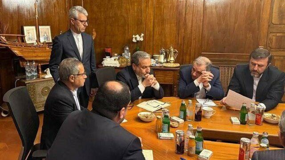 تصاویری از تیم ایرانی در مذاکرات غیرمستقیم با آمریکا در رم