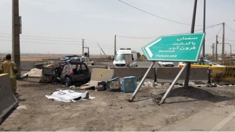 دو کشته در تصادف مرگبار در جاده خاوران