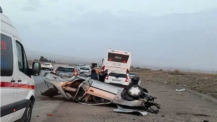 ۳ کشته و ۱۰ مصدوم در جاده یاسوج - اصفهان برجای ماند