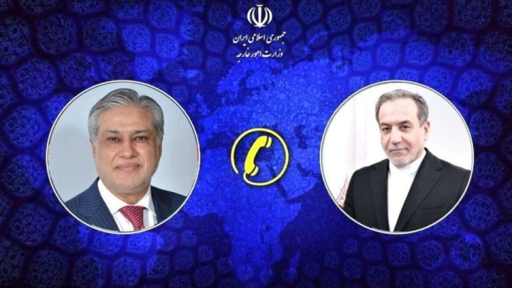 رایزنی عراقچی و اسحاقدار درباره تحولات مرتبط با روابط هند و پاکستان