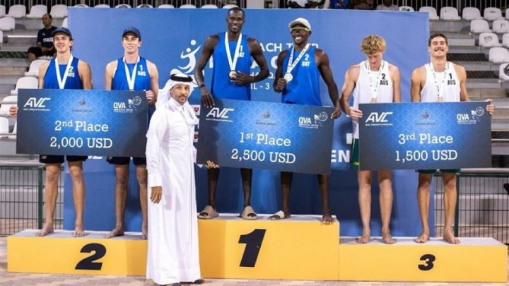 درخشش والیبال ساحلی قطر و استرالیا