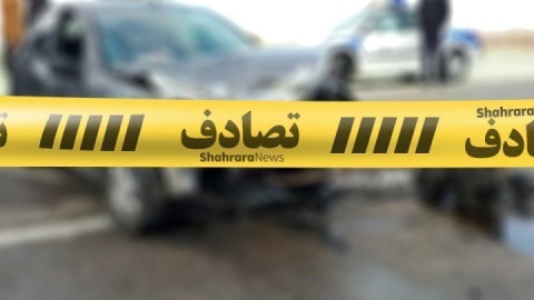 ۵ مصدوم در برخورد خودروی سواری با درخت