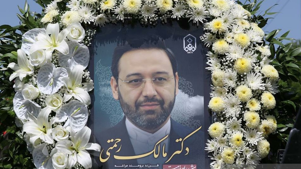 حضور معاون رییس جمهور بر سر مزار شهید مالک رحمتی