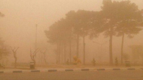 کاهش دید افقی در زابل در پی شدت گرفتن توفان