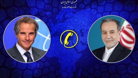 گفتگوی تلفنی مدیر کل آژانس بین‌المللی انرژی اتمی با وزیر امور خارجه