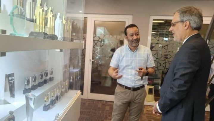 بازدید مدیر عامل ایرنا از مجموعه رسانه‌ای الجزیره قطر