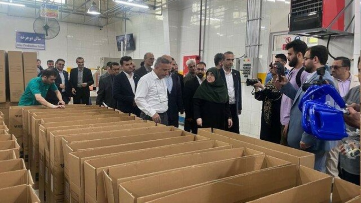 بازدید سخنگوی دولت از ۲ مجتمع تولیدی در بندرانزلی