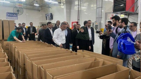 بازدید سخنگوی دولت از ۲ مجتمع تولیدی در بندرانزلی