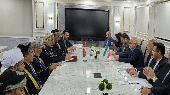 دیدار روسای مجالس ایران و عمان