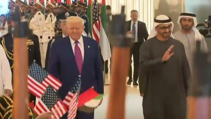 استقبال «محمد بن زاید» از «ترامپ» در ابوظبی
