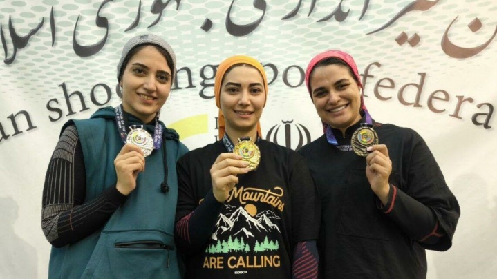 قهرمان مرحله نخست مسابقات تفنگ آزاد زنان مشخص شد