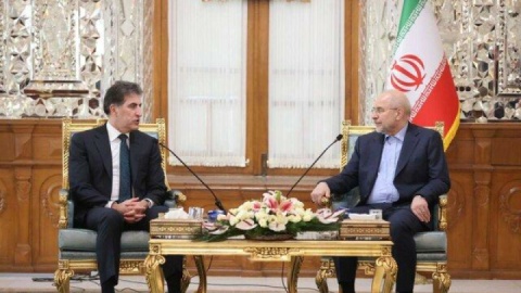 دیدار رئیس اقلیم کردستان عراق با رئیس مجلس