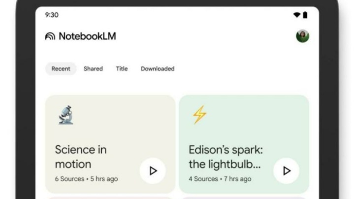اپلیکیشن NotebookLM گوگل در پلی استور منتشر شد