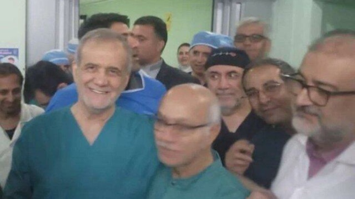دکتر پزشکیان در تبریز دست به تیغ شد