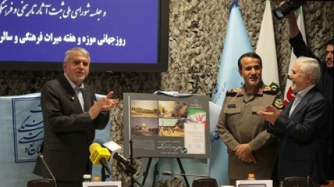 لوح ۱۲ اثر ثبت‌ملی دفاع مقدس خوزستان رونمایی شد