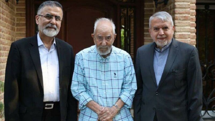 وزیر میراث فرهنگی به دیدار محمدعلی موحد رفت