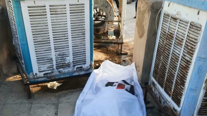 کولر آبی جان مرد روستایی را گرفت
