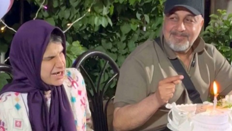 فیلم/ جشن تولد متفاوت رضا عطاران در کنار دختران موسسه خیریه همدم مشهد