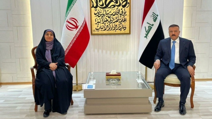 دیدار وزیر راه و شهرسازی با وزیر کشور عراق در بغداد