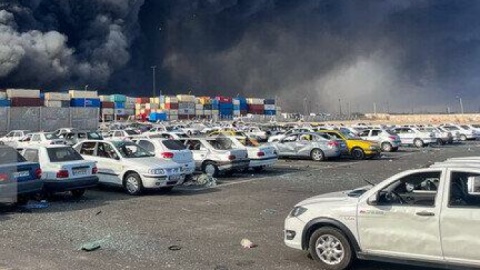 ارزیابی خسارت ۱۵۶۸ خودرو در انفجار بندر شهید رجایی