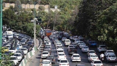 ترافیک پرحجم و سنگین در معابر و بزرگراه‌های پایتخت