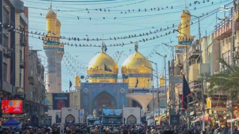 فیلم/ حال و هوای کاظمین همزمان با سالروز شهادت جوادالائمه(ع)