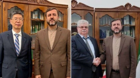 غریب‌آبادی با سفرای روسیه و چین دیدار کرد