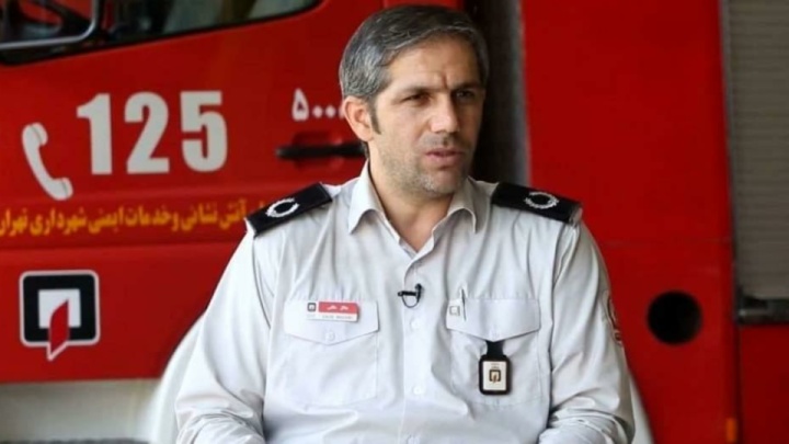 مهار آتشسوزی در ساختمان خیابان مفتح شمالی