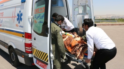 واژگونی مینی‌بوس ۲۵ مصدوم برجای گذاشت