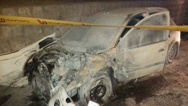 تصادف مرگبار ۲ سواری در اتوبان تهران ـ کرج