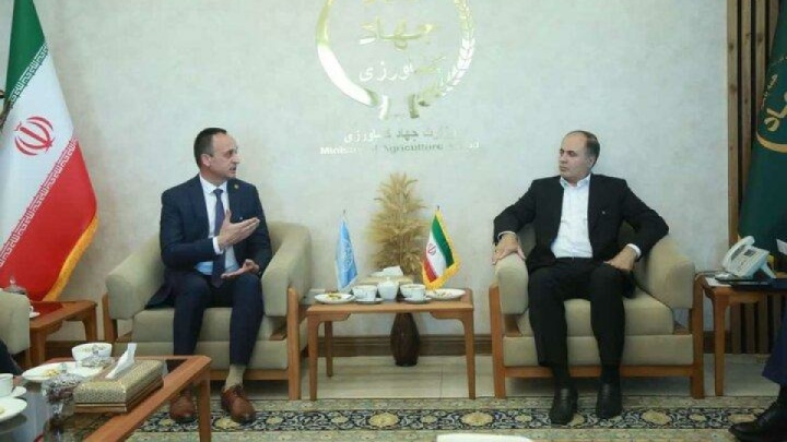 وزیر جهاد کشاورزی با نماینده جدید فائو در تهران دیدار کرد