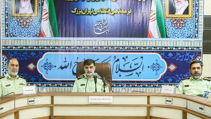 استقرار ۱۷ هزار پلیس در تهران برای مدیریت ترافیک و امنیت مراسم ارتحال
