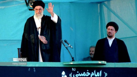 گزارش تصویری/حضور رهبر انقلاب در سی و پنچ مراسم سالگرد رحلت امام خمینی (ره)