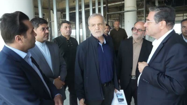 رییس‌جمهور از روند احداث بیمارستان ۴۵۰ تخت‌خوابی شهید بهشتی ارومیه بازدید کرد
