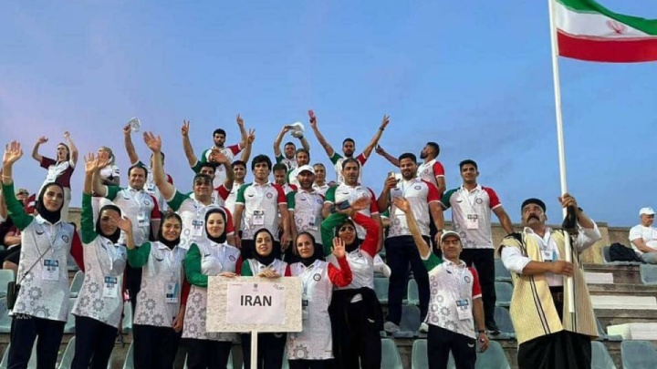 کاروان ورزش کارگری ایران و تیم ژیمناستیک به ایران آمد