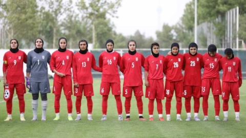 پیروزی قاطع دختران فوتبال ایران مقابل عراق در دیداری تدارکاتی