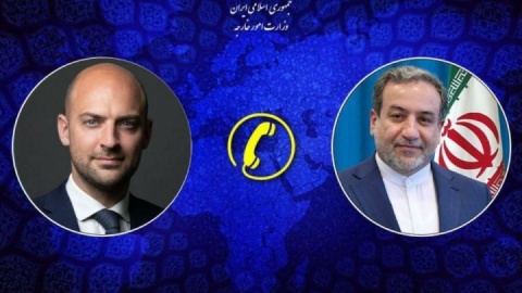 گفتگوی تلفنی وزرای امور خارجه جمهوری اسلامی ایران و فرانسه