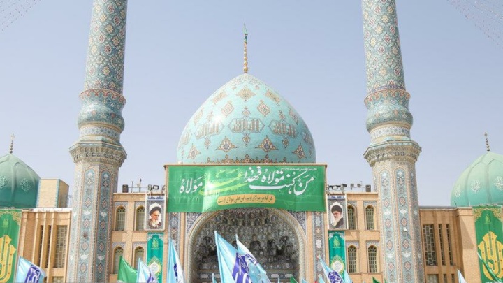 برگزاری بزرگداشت شهدای تجاوز رژیم صهیونی در مسجد جمکران