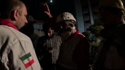 حضور میدانی دبیرکل جمعیت هلال‌احمر و رئیس سازمان امداد و نجات در مرکز تحقیقاتی سپهند