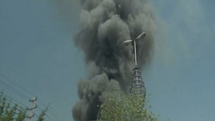 آتشسوزی در یکی از صنایع نظامی در شیراز