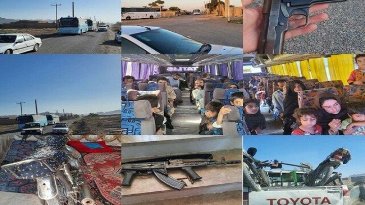 بازداشت ۸۶ تبعه خارجی غیرمجاز و کشف سلاح در خاش