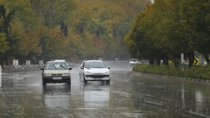 رگبار باران در ۶ استان