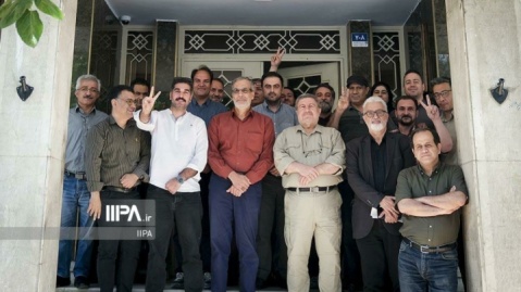 گزارش تصویری/بازدید رئیس شورای اطلاع رسانی دولت از روزنامه ایران