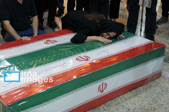 تشییع پیکر شهدای حملات رژیم صهیونیستی در بهشت زهرا (س)